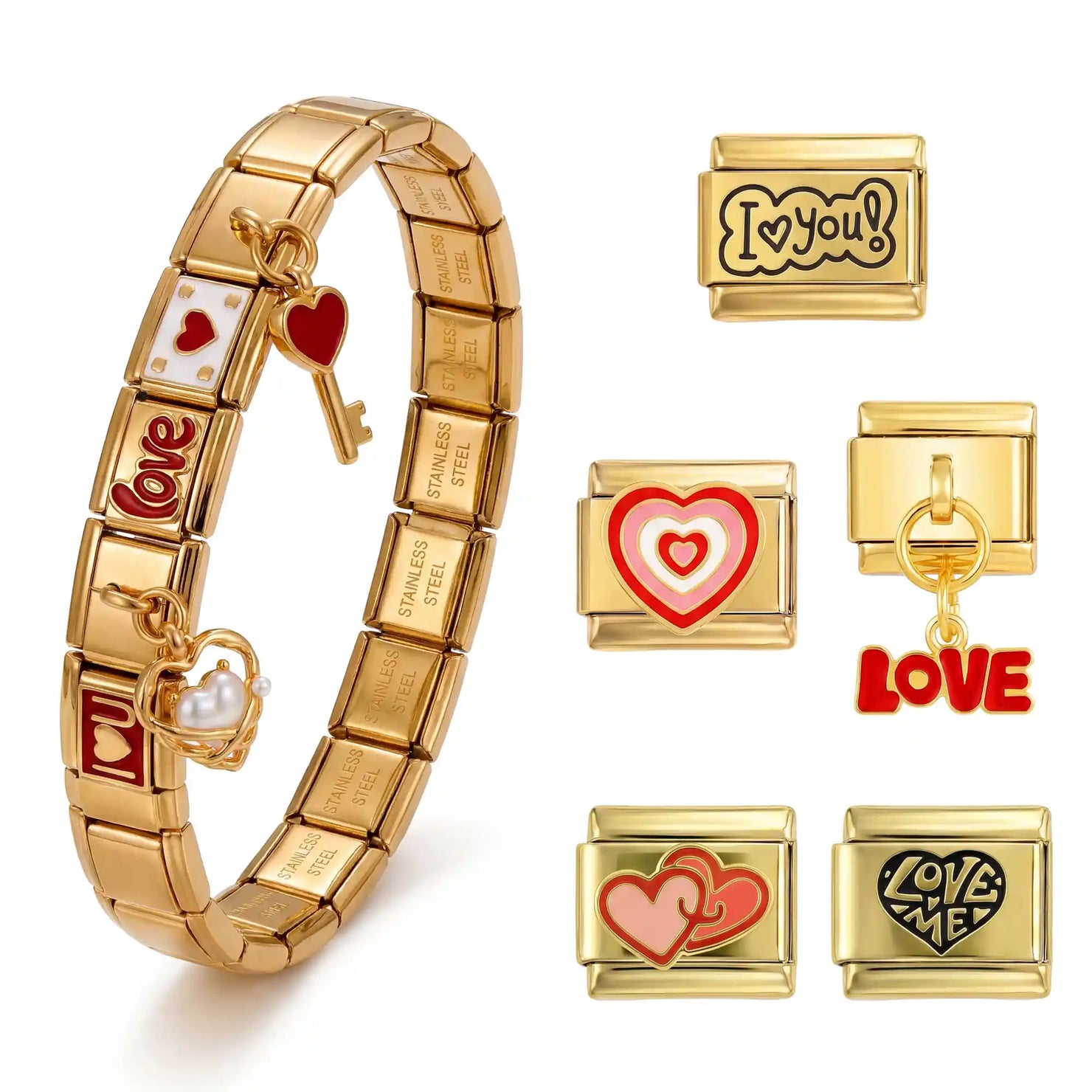 Set Love cu 10 Charms