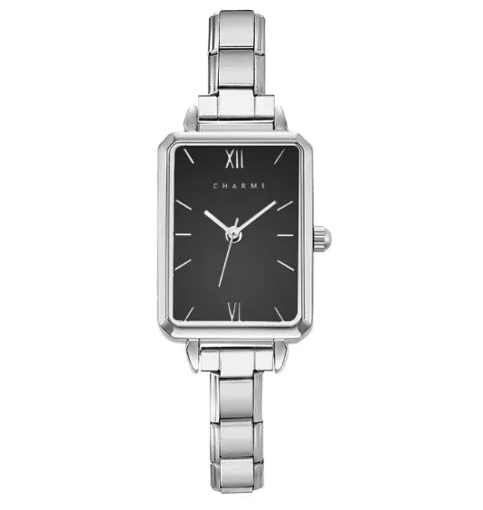 Como – Ediție argintie cu cadran negru