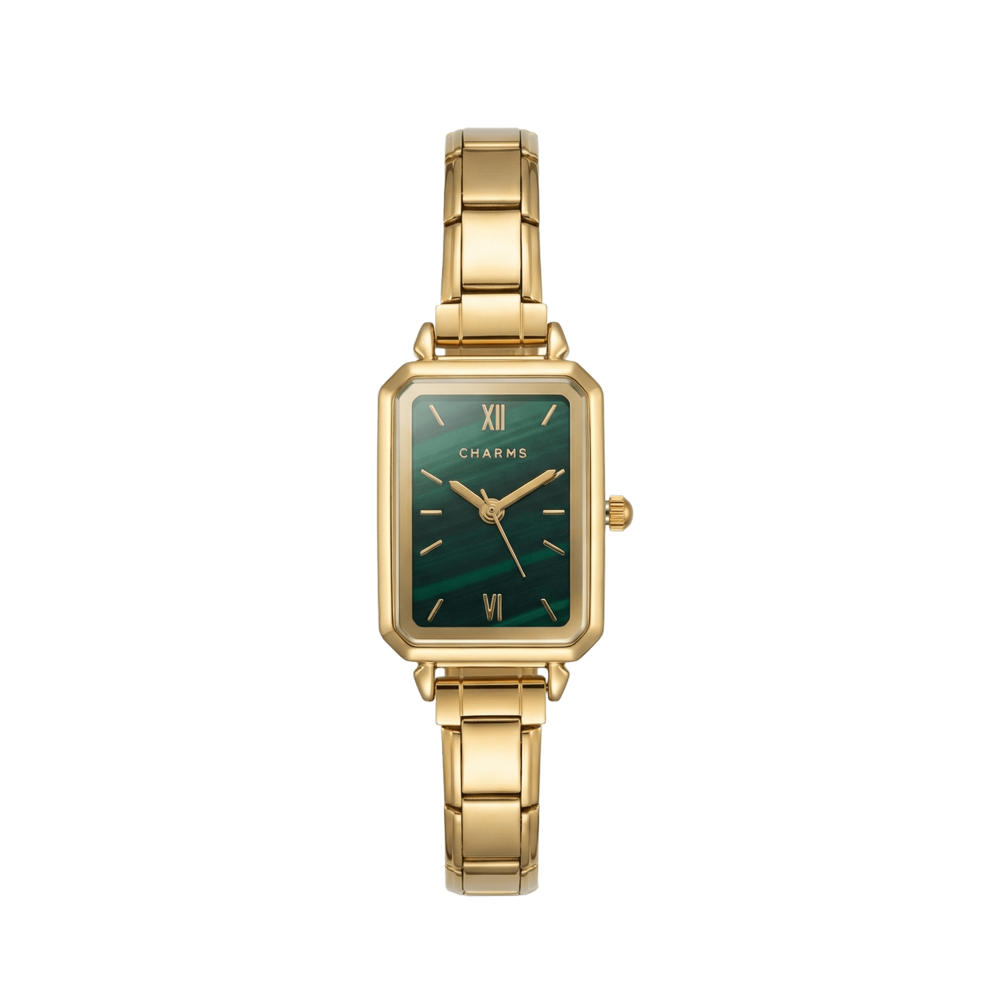 Como Watch Gold Emerald Dial
