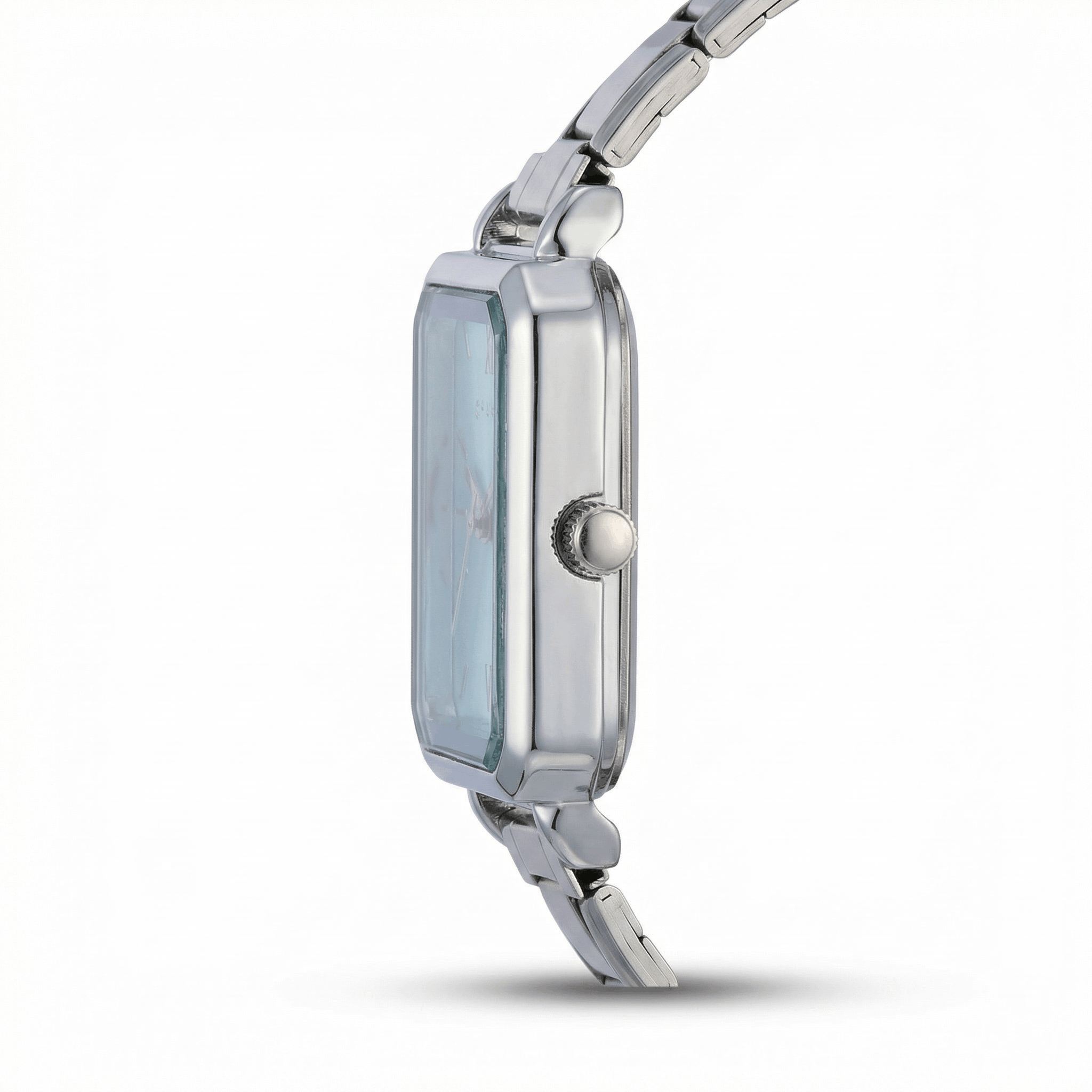 Como – Ediție argintie cu cadran albastru