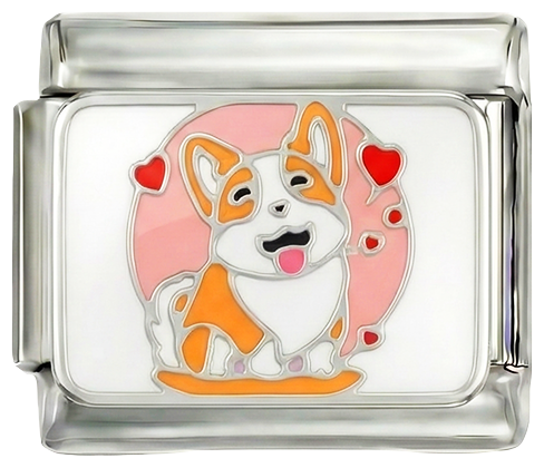 Va fi adăugat - Corgi pe argintiu