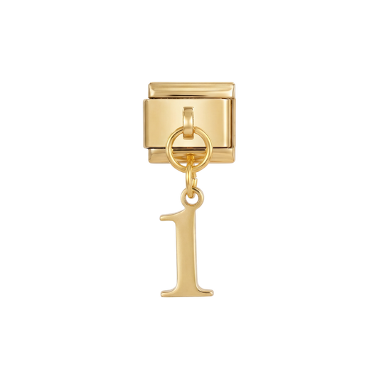 Number 1, Hanging, on Gold