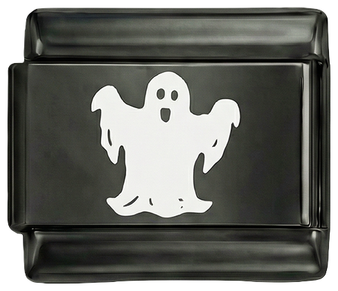 Urmează să fie adăugat - pandantiv Ghost White pe negru