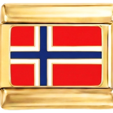 Se va adăuga - Steagul Norvegiei, pe fond auriu