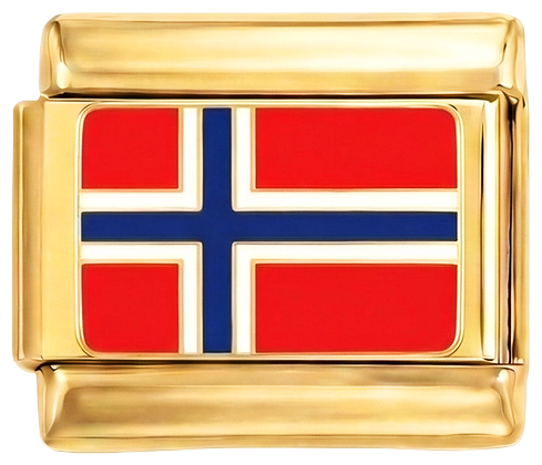 Se va adăuga - Steagul Norvegiei, pe fond auriu