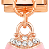 Pink Ladybug with Stones, on Rose Gold - Pink-Ladybug-with-Stones-on-Rose-Gold.png