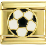 Minge de fotbal aurie