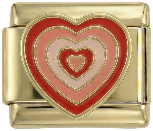 Red and Pink Hearts on Gold - red-and-pink-hearts-on-gold.png